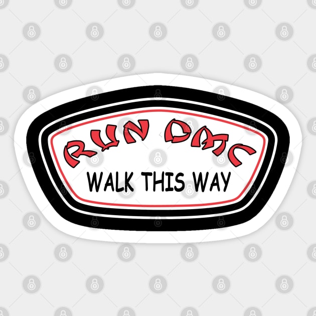 Walk This Way / Ron Jon Mashup Sticker by RetroZest